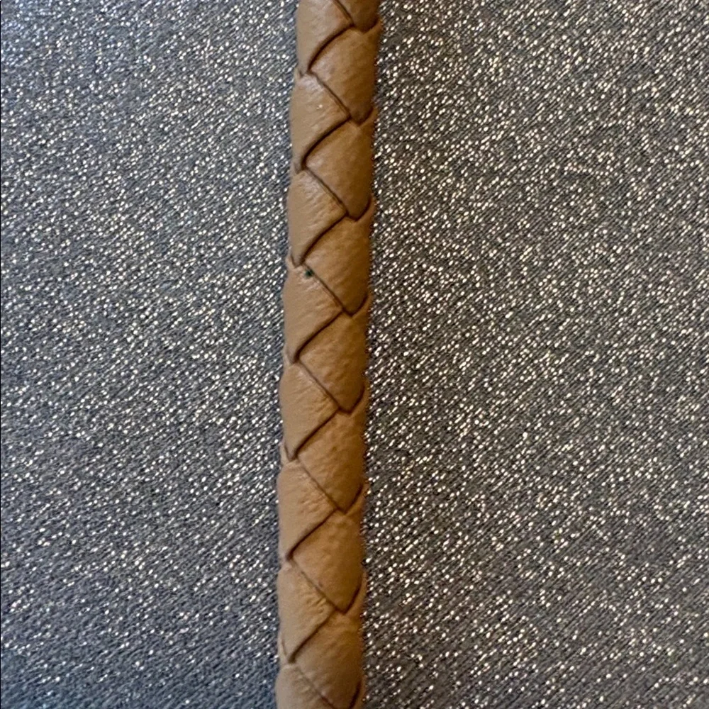 Brighton Tan and Silver Braided Necklace - Picture 4 of 4
